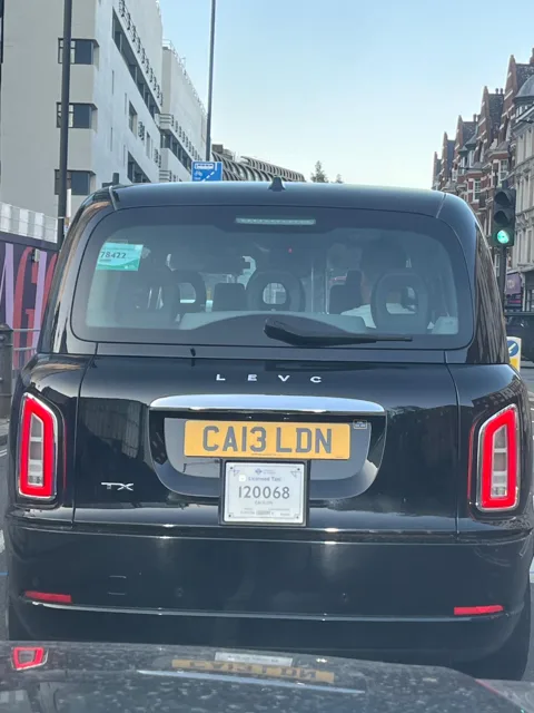CA13 LDN on a LEVC