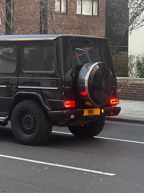 RM 1 on a Mercedes-Benz