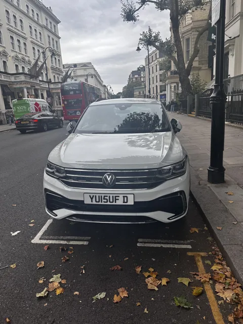 YU15UF D on a Volkswagen