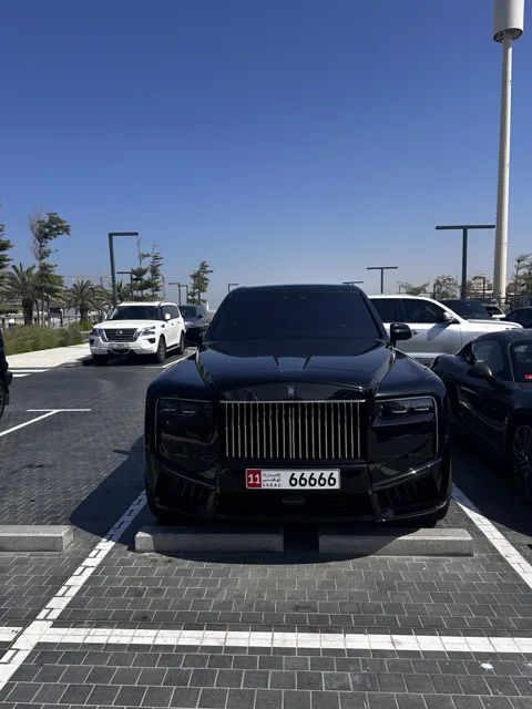 66666 on a Rolls-Royce