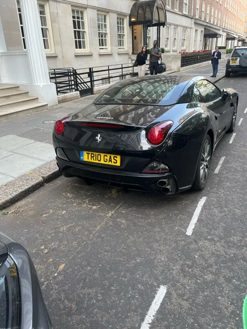 TR10 GAS on a Ferrari