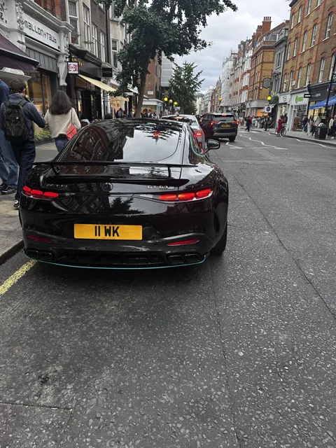 11 WK on a Mercedes-AMG