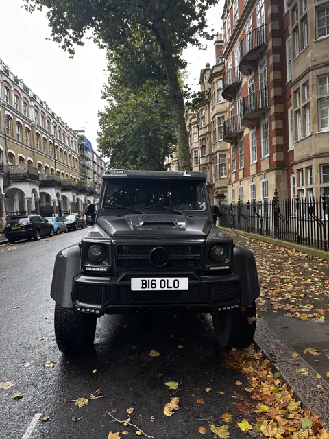 B16 OLO on a Mercedes-Benz