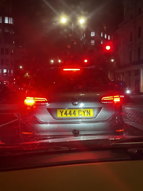 Y444 CYN on a Volkswagen