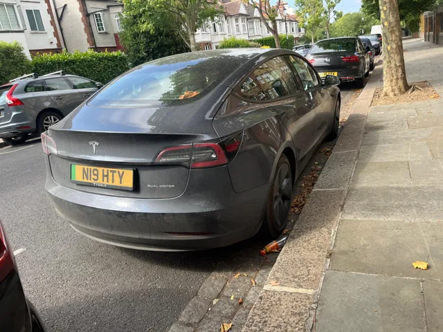 N19 HTY on a Tesla