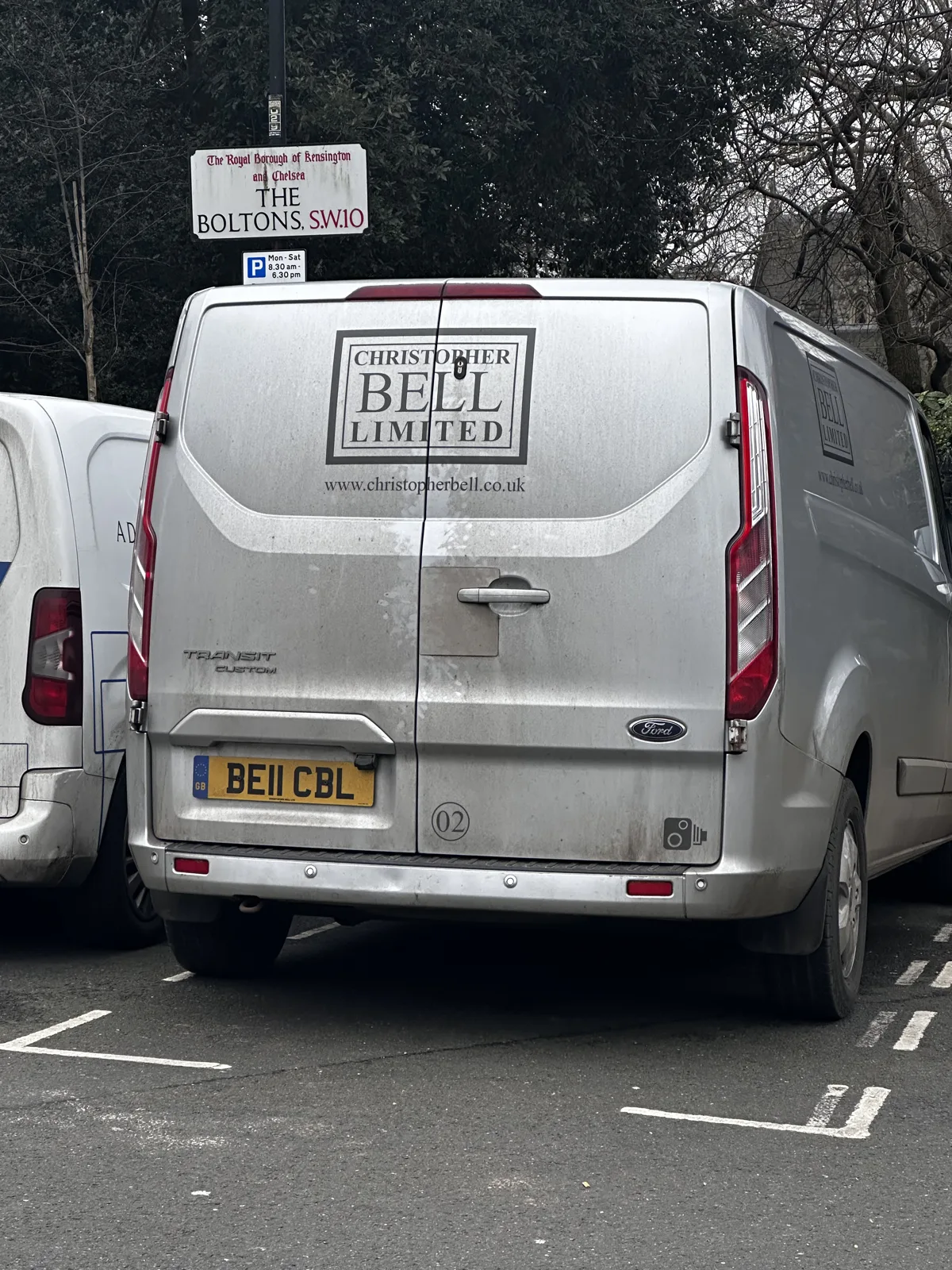 BE11 CBL on a Ford Transit Custom