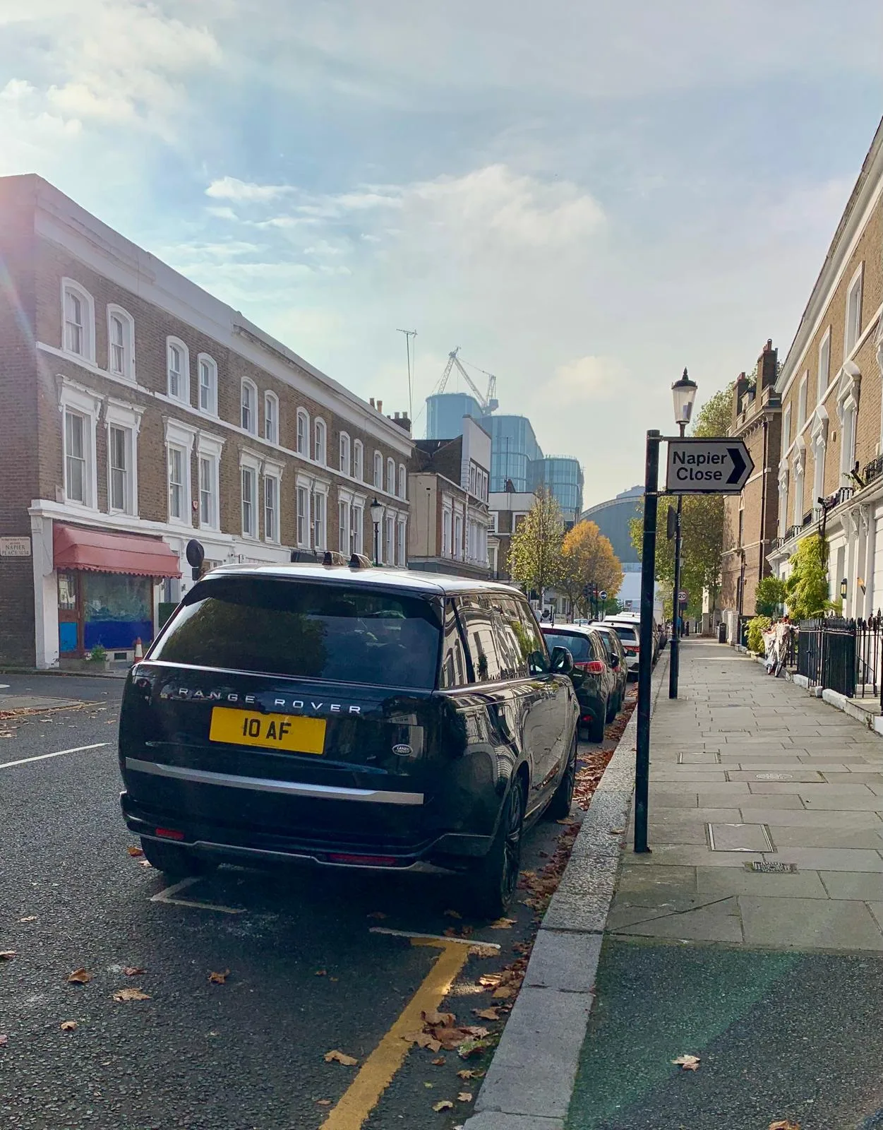 10 AF on a Land Rover Range Rover