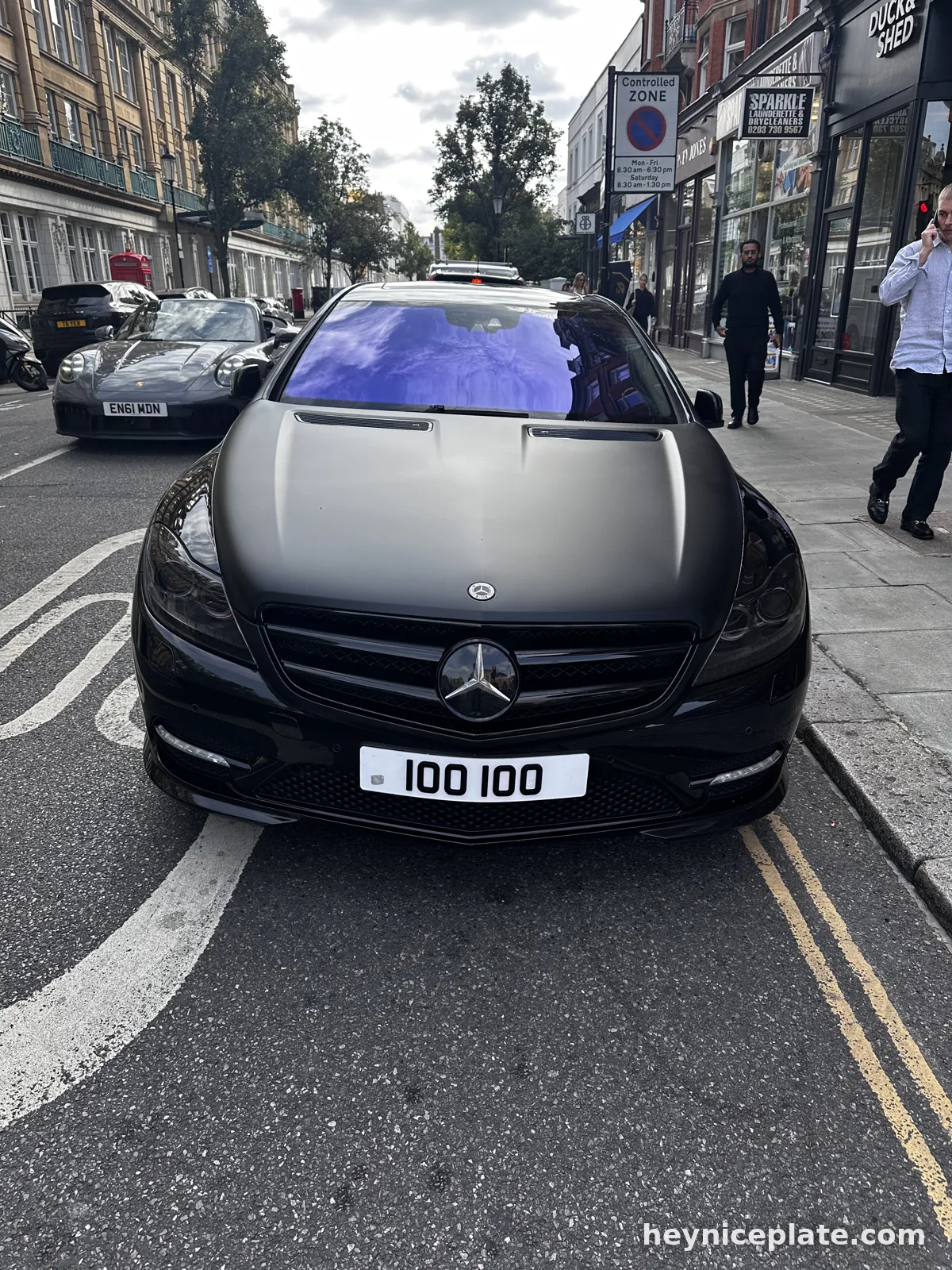 100 100 on a Mercedes-Benz CL-Class