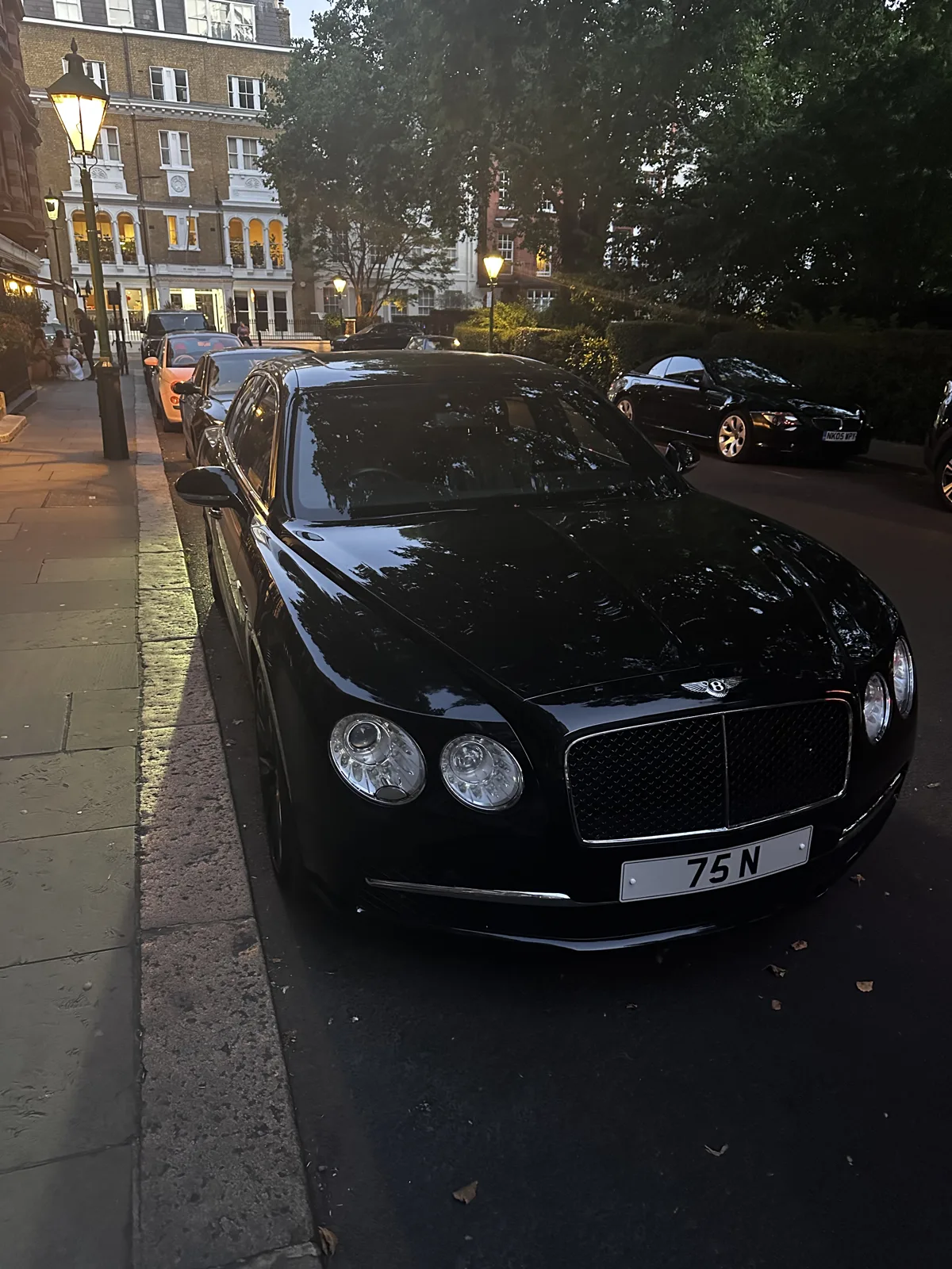75 N on a Bentley Flying Spur