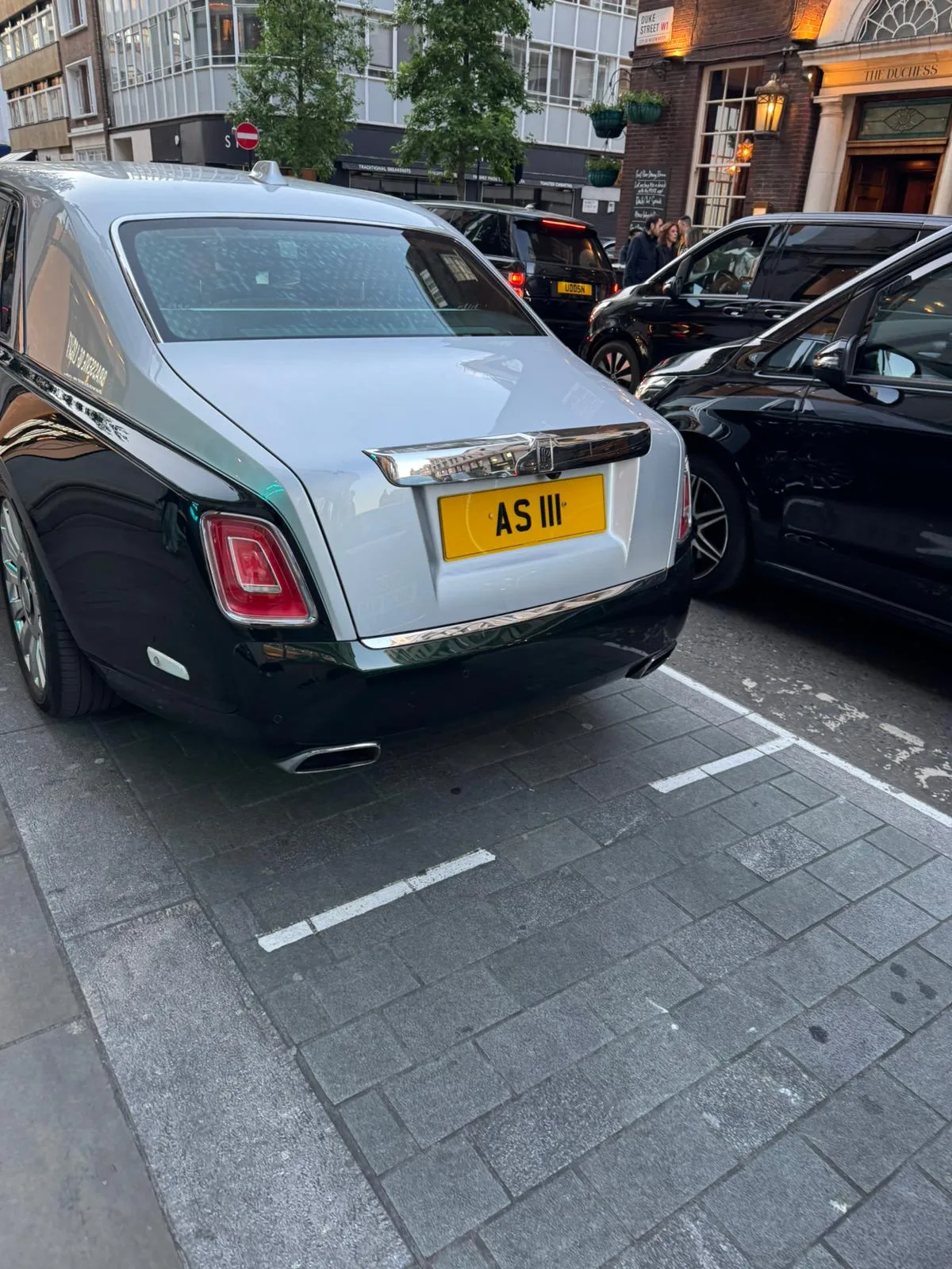 AS 111 on a Rolls-Royce Phantom