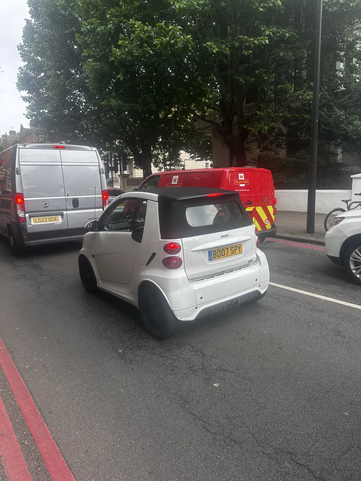 B007 SPY on a Smart Fortwo