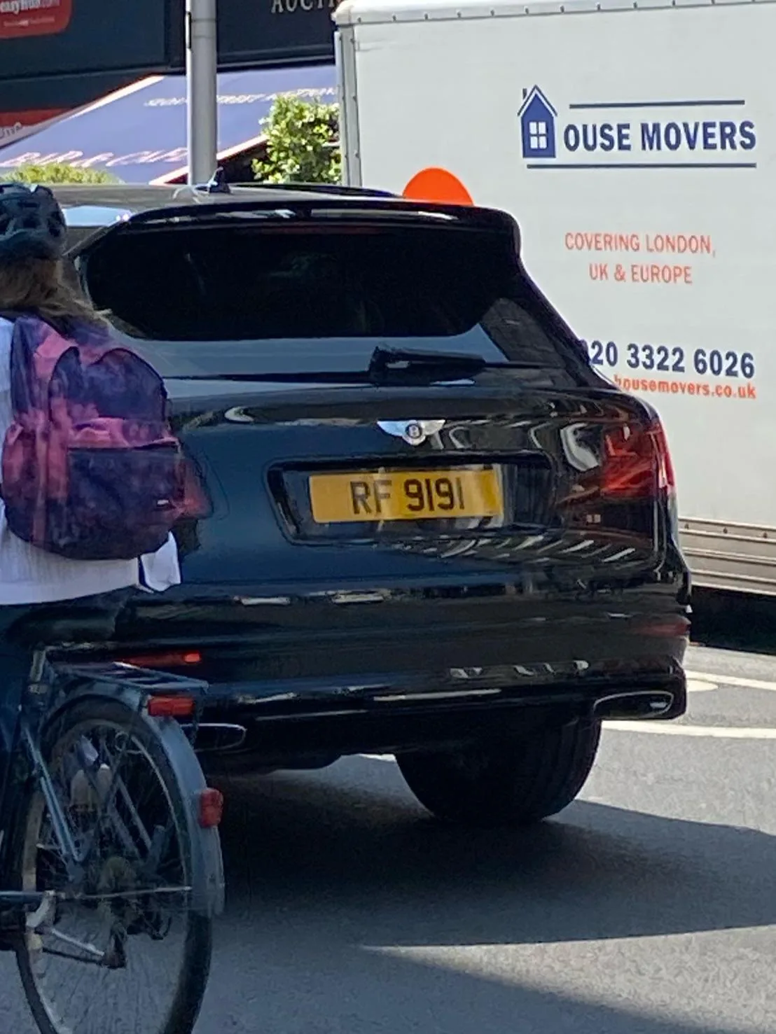 RF 9191 on a Bentley Bentayga