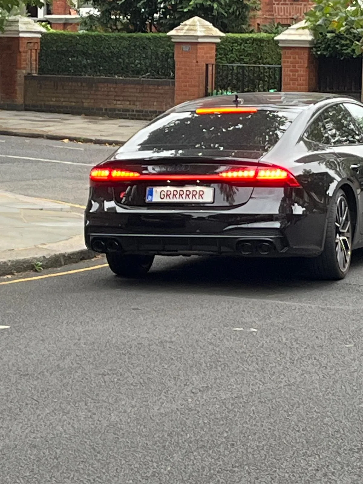 GRRRRRR on a Audi A7