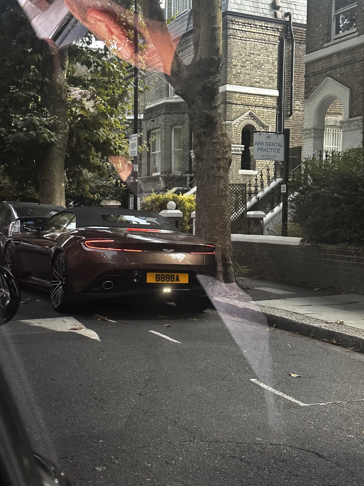 8888A on a Aston Martin DB11 Volante