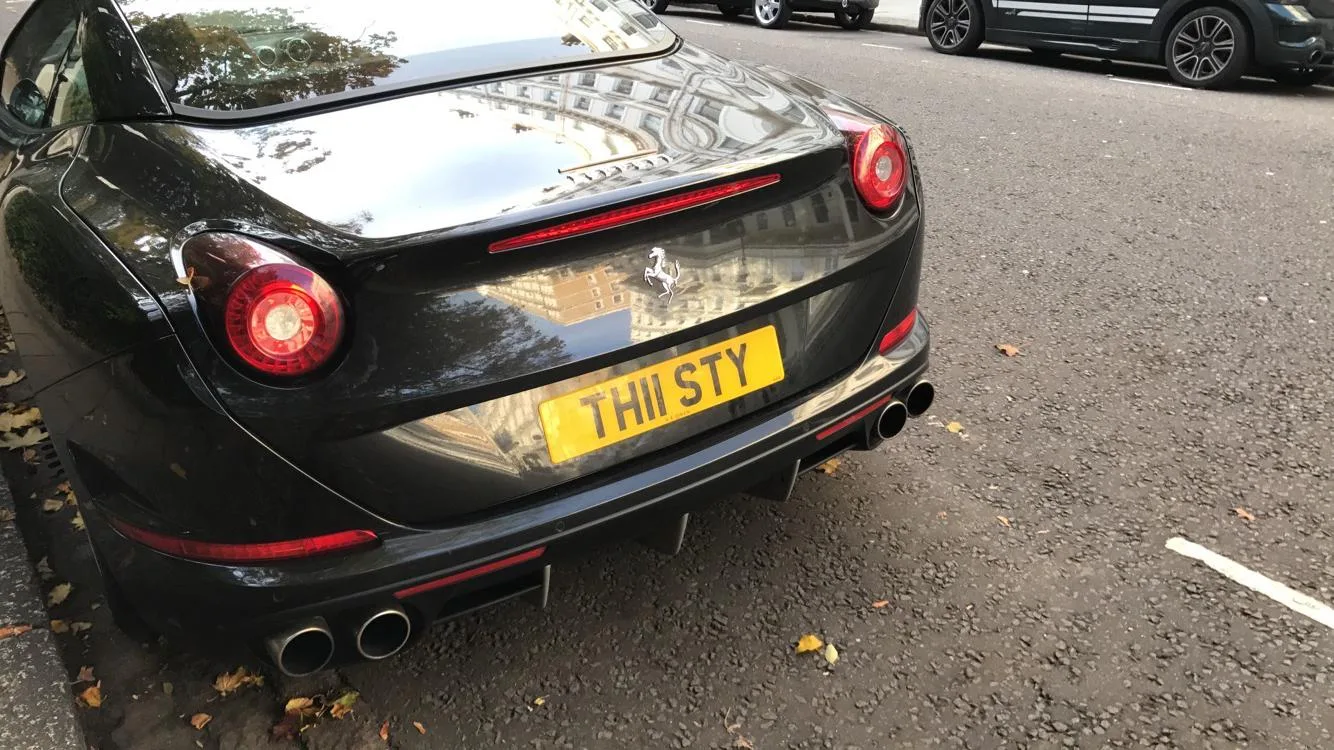 TH11 STY on a Ferrari California T