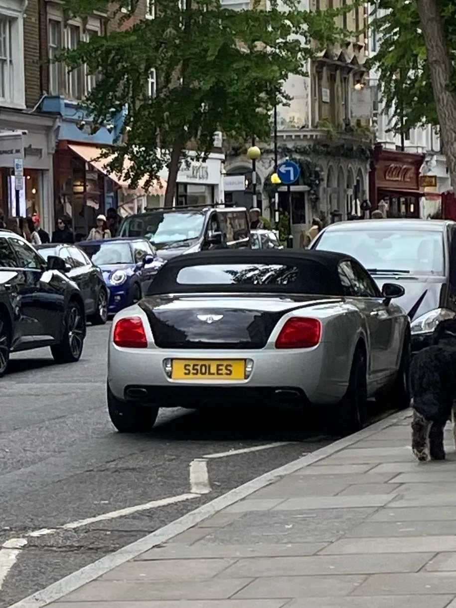 S5OLES on a Bentley Continental GTC